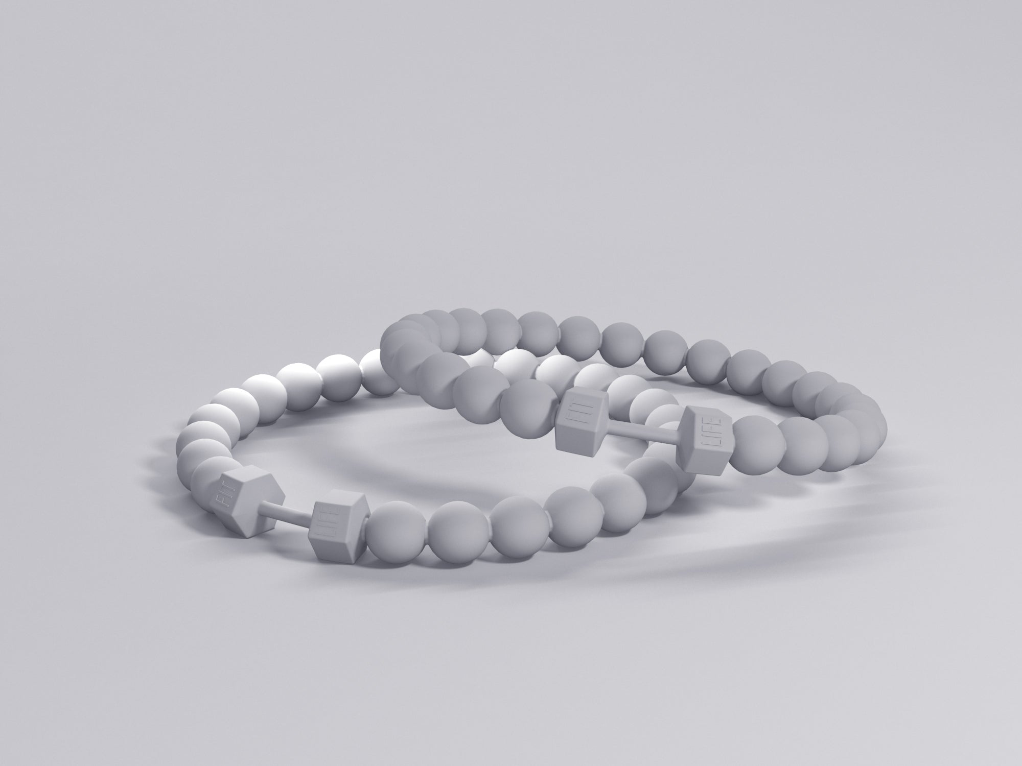 White Active Bracelet
