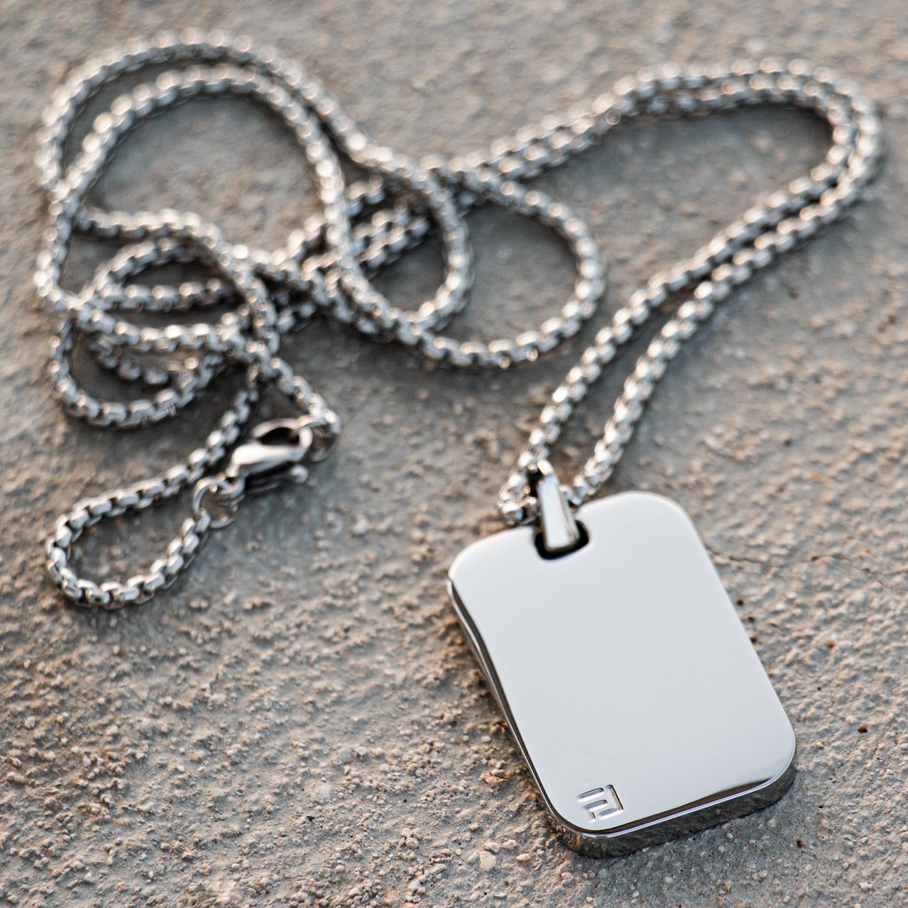 Classic ID Necklace in Silver